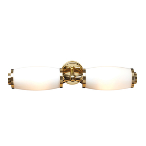Lampa ścienna Eliot 2 Light – polerowany mosiądz Elstead small 0