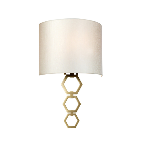 Sprawdź Lampa ścienna Clark Medium 1 Light - postarzany mosiądz Elstead
