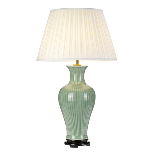 Sprawdź Lampa stołowa Dalian 1 z wysokim kloszem Empire Elstead