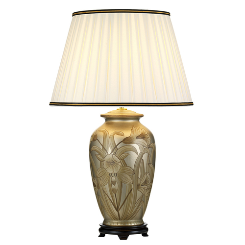 Sprawdź Lampa stołowa Dian 1 z wysokim kloszem Empire Elstead