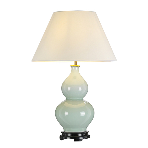 Sprawdź Harbin Gurda 1 Jasna Lampa Stołowa Z Wysokim Imperium - Seledyn Elstead
