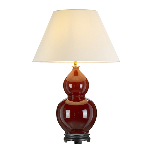 Sprawdź Harbin Gurda 1 Jasna Lampa Stołowa Z Wysokim Imperium - Oxblood Elstead