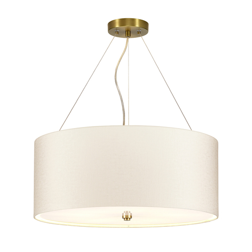 Sprawdź Lampa Wiszaca Pearce 22" z postarzaną mosiężną patelnią sufitową Elstead