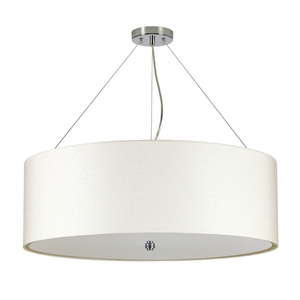 Lampa Wisząca Pearce 30" z polerowaną chromowaną patelnią sufitową Elstead small 1