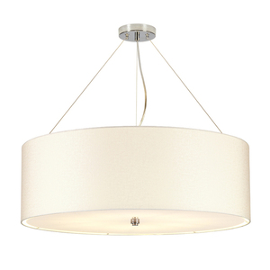 Lampa Wisząca Pearce 30" z polerowaną chromowaną patelnią sufitową Elstead small 0