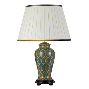 Lampa Stołowa SASHI 1 z wysokim kloszem Empire Elstead small 1