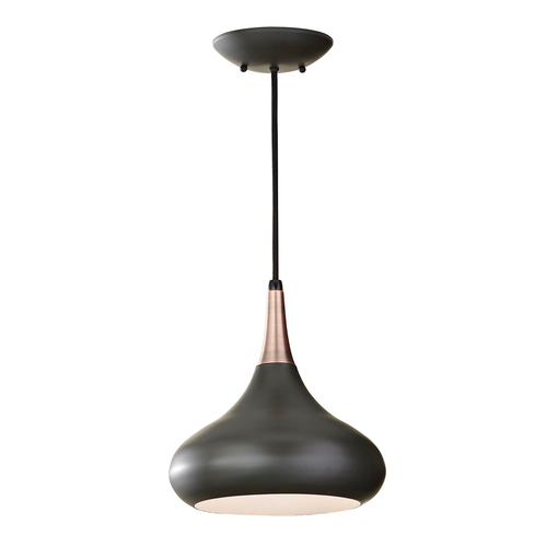 Sprawdź Lampa Wisząca Beso 1 Light Medium - Ciemny Brąz Elstead