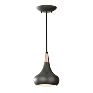 Lampa Wisząca Beso 1 Light Mini - Ciemny Brąz Elstead small 0