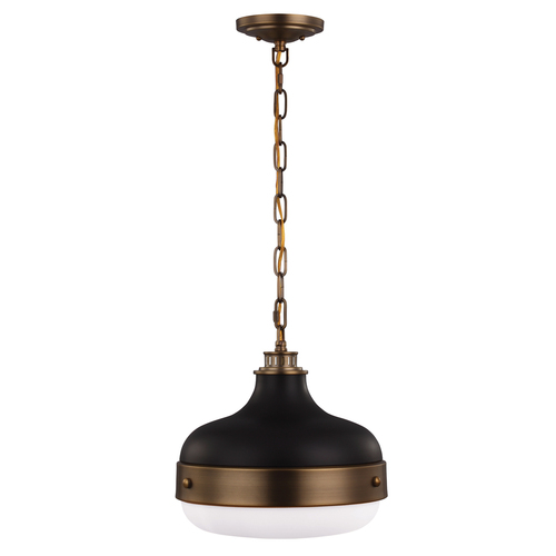 Sprawdź Lampa wisząca Cadence 2 – ciemny antyczny mosiądz/matowa czerń Elstead