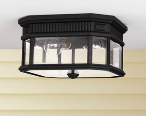 Plafon Cotswold Lane 2 Light — czarny Elstead small 1