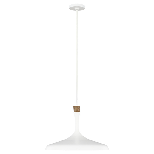 Sprawdź Lampa wisząca Darwin 1 - biała matowa Elstead