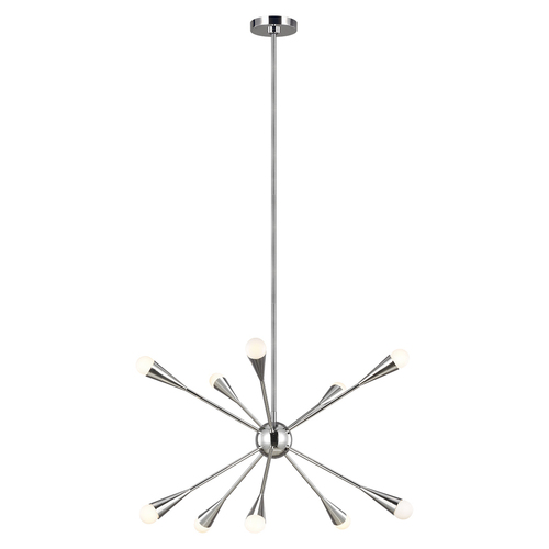Sprawdź Żyrandol Jax 10 Light - Nikiel polerowany Elstead