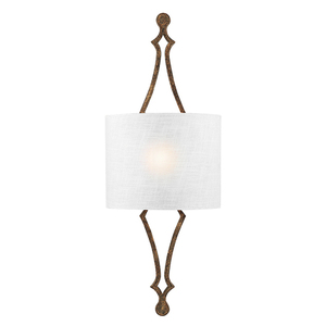 Lampa ścienna Tilling 1 Light - Pozłacany złoty liść Elstead small 0