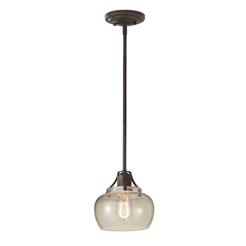 Sprawdź Urban Renewal 1 Light Mini Lampa Wisząca - Rustykalne Żelazo Elstead