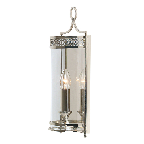 Sprawdź Lampa ścienna Guildhall - polerowany nikiel Elstead
