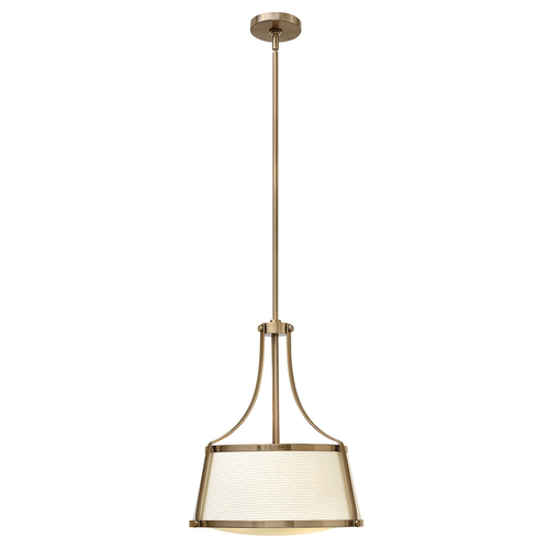 Sprawdź Lampa Wisząca Charlotte 3 Light - Szczotkowany Karmel Elstead