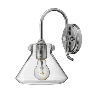 Lampa ścienna Congress 1 Light Clear Glass - Chrom Elstead small 0