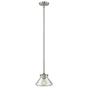 Lampa Wisząca Congress 1 z przezroczystego szkła - chrom Elstead small 0