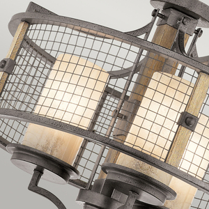 Podwójny żyrandol Ahrendale 3 Light Elstead small 3
