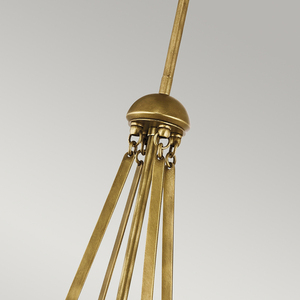 Lampa wisząca Aster 3 - naturalny mosiądz Elstead small 2