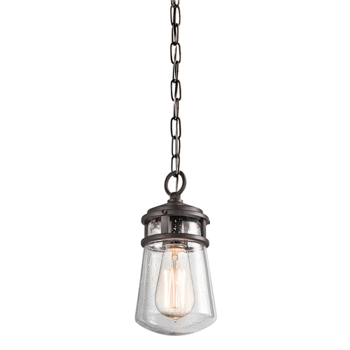 Sprawdź Lyndon 1 Light Small Chain Lantern — brąz architektoniczny Elstead