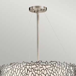 Lampa Wisząca Srebrna Koral 4 Elstead small 2
