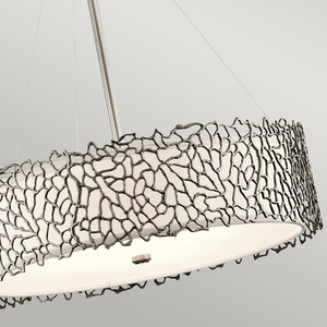 Lampa Wisząca Srebrna Koral 4 Elstead small 3