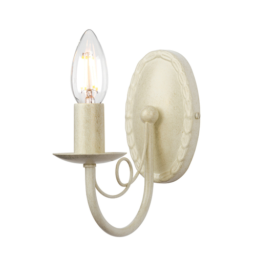 Sprawdź Lampa ścienna Minster 1 - kość słoniowa, złoto Elstead