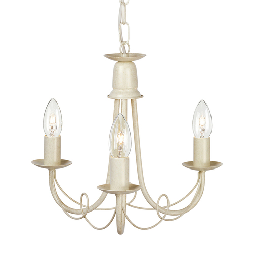 Sprawdź Żyrandol świetlny Minster 3 - Ivory Gold Elstead