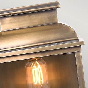 Lampa ścienna Old Bailey 1 Light - Mosiądz Elstead small 1