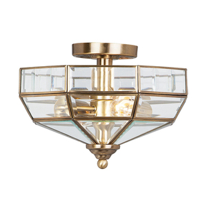 Old Park 2 Light Semi-Plush – Aged Bronze Elstead small 0