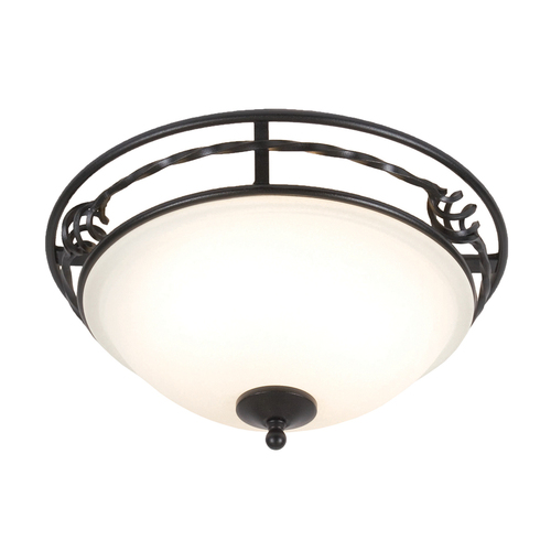 Sprawdź Pembroke 2 Light Flush Light Style A - Czarny Elstead