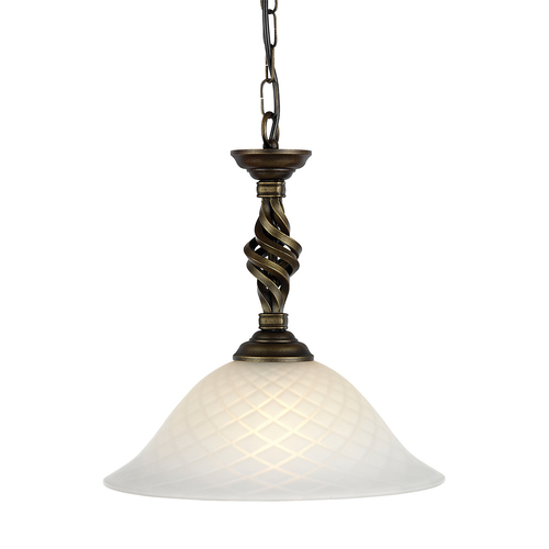Sprawdź Lampa wisząca Pembroke 1 - czarna/złota Elstead