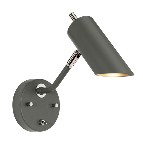 Sprawdź Kinkiet Quinto 1 Light - ciemnoszary polerowany nikiel Elstead
