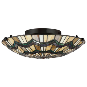 Plafon ALCOTT 2 Light Tiffany -Elstead small 1