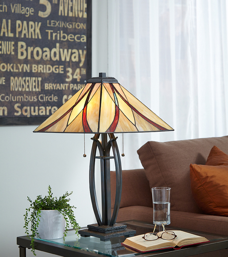 Sprawdź Lampa Stołowa ASHEVILLE 2 Tiffany - Elstead