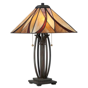 Lampa Stołowa ASHEVILLE 2 Tiffany - Elstead small 0