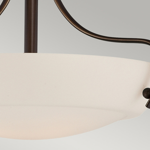 Chantilly 3 Light Semi-Flush Light Elstead small 3