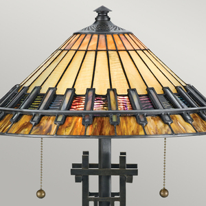 Lampa Biurkowa/Stołowa CHASTAIN 2 Tiffany - Elstead small 1