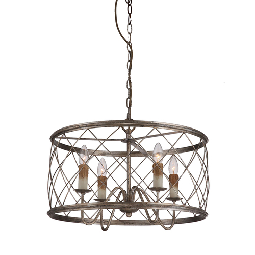 Sprawdź Żyrandol wiszący Dury 4 Light Elstead