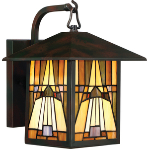 Kinkiet IP44 INGLENOOK 1  Medium Tiffany - Elstead small 0