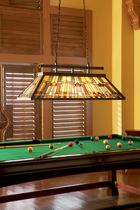 Żyrandol INGLENOOK 3 Light Island Tiffany - Elstead small 1