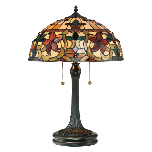 Sprawdź Lampa Stołowa KAMI 2 Light Tiffany - Elstead
