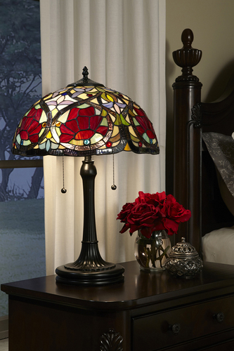 Sprawdź Lampa Stołowa LARISSA 2 Tiffany - Elstead