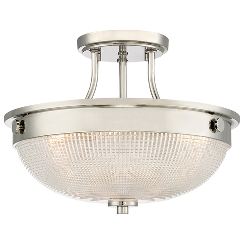 Sprawdź Mantle 2 Light Semi-Flush - Polerowany nikiel Elstead