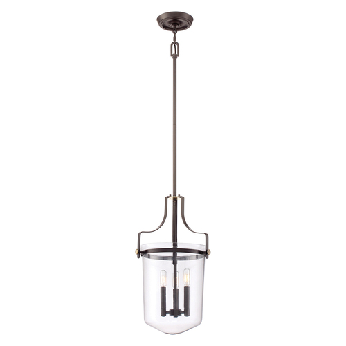 Sprawdź Lampa wisząca Penn Station 3 – zachodni brąz Elstead