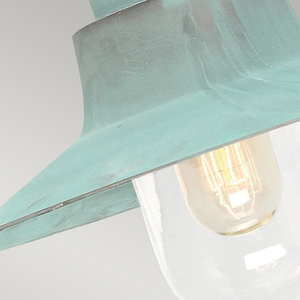 Sheldon 1 lampa ścienna - Verdigris Elstead small 3