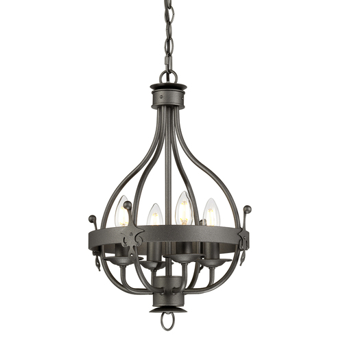 Sprawdź Lampa wisząca Windsor 4 – grafit Elstead