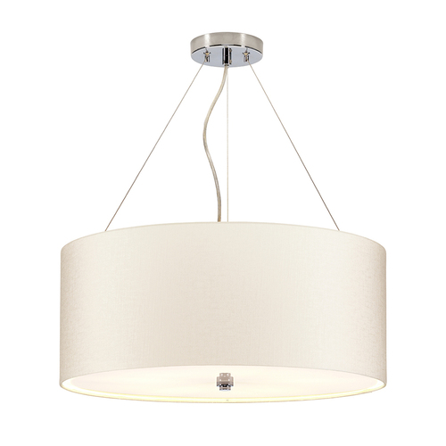Sprawdź Lampa Wisząca Pearce 22" z polerowaną chromowaną patelnią sufitową Elstead