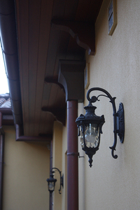 Philadelphia 1 Light Small Down Wall Lantern – stary brąz Elstead small 3